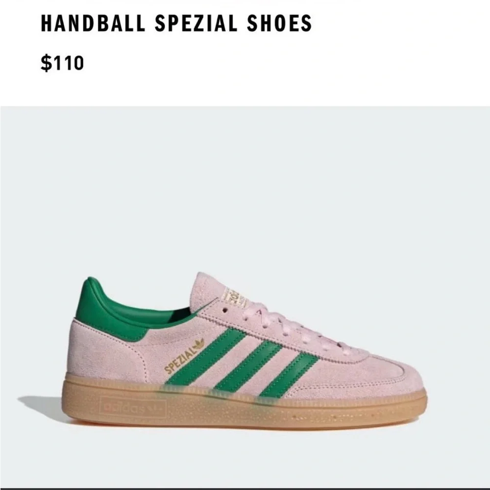 Adidas Handball Spezial Pink and Green - Picture 3 of 9